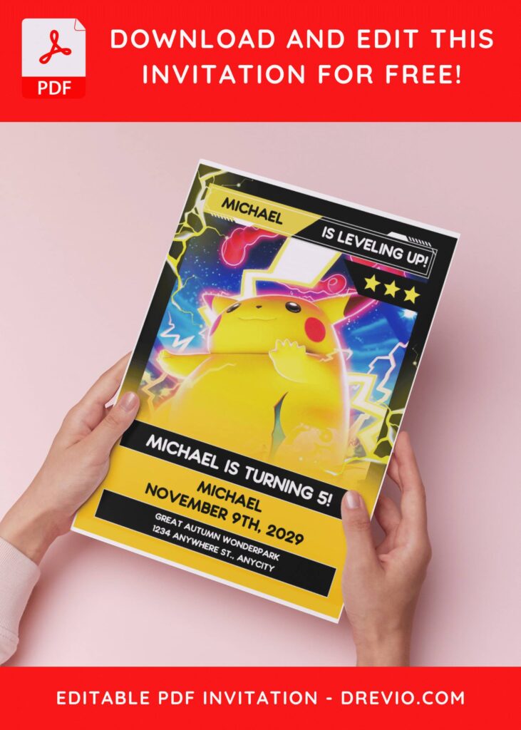 Quick Steps to Craft Pikachu Invitations: Unforgettable Parties B