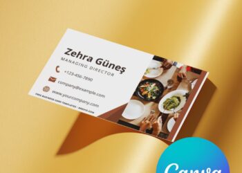 10+ Meticulously Crafted Restaurant Canva Business Card Templates