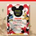 (Easily Edit PDF Invitation) Mickey Mouse Birthday Invitation C