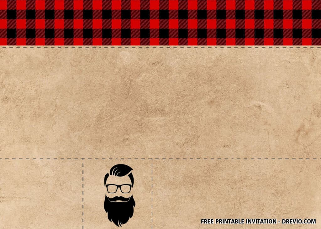 FREE Editable Beard Party Invitations