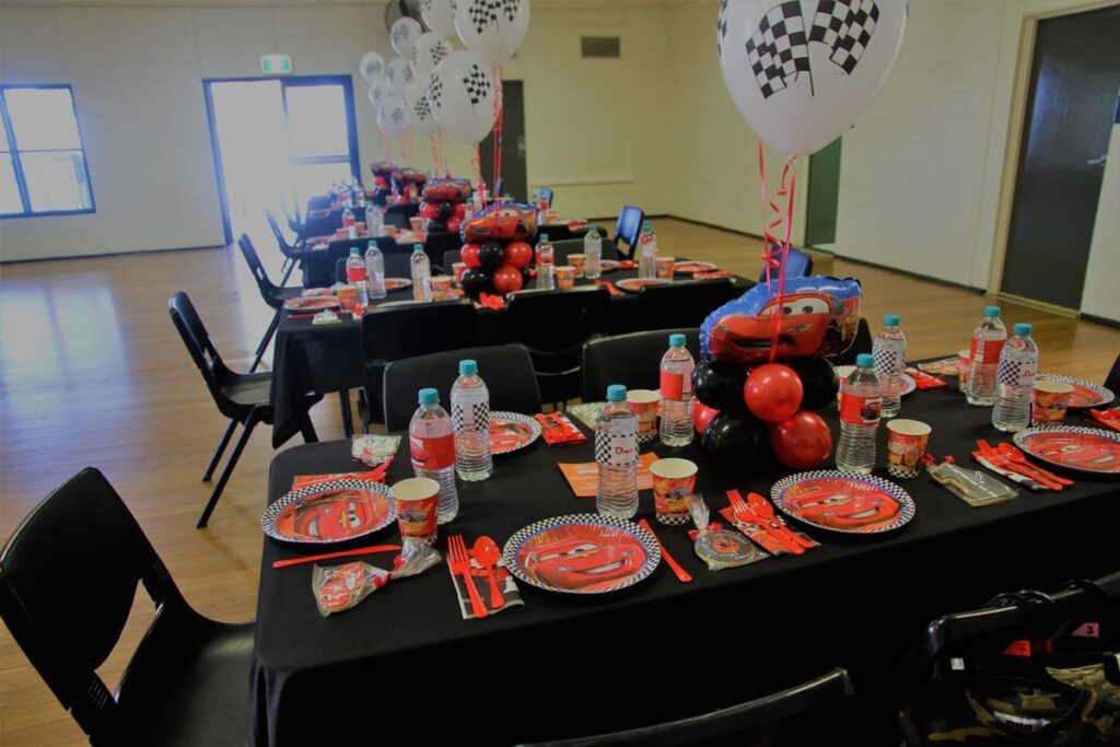 Cars Birthday Party Table Setting