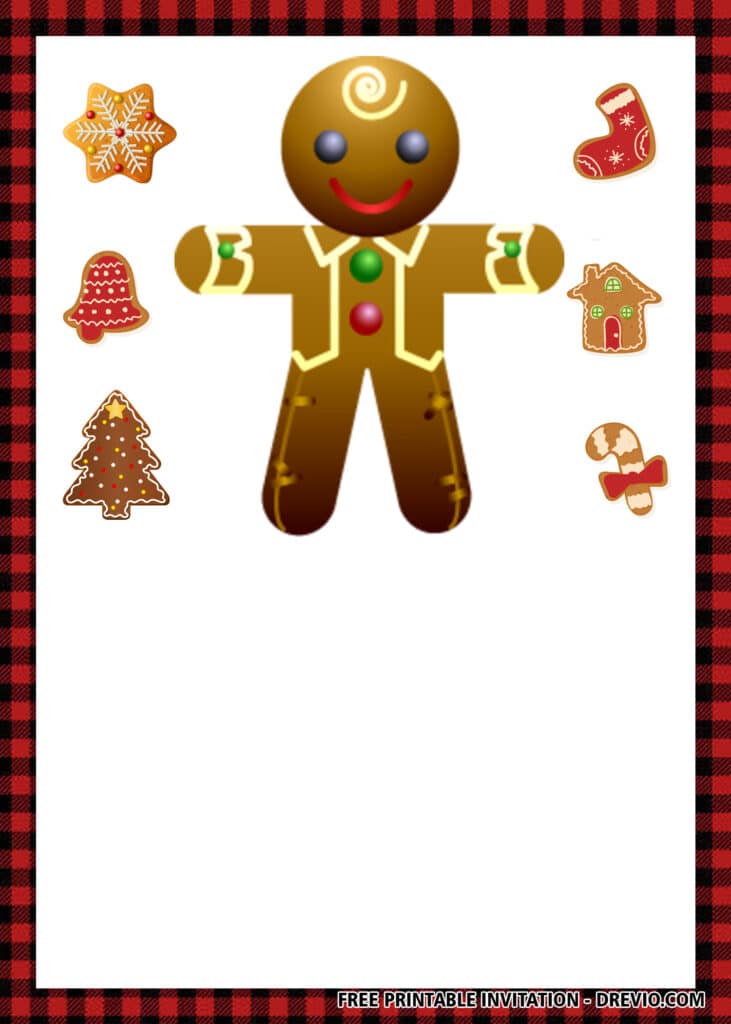 FREE Christmas Cookie Invitations