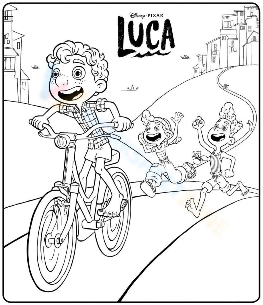 Invitation Template of FREE Disney Luca Birthday Invitation & Party Ideas 15