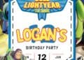 FREE Buzz Lightyear Birthday Invitations: