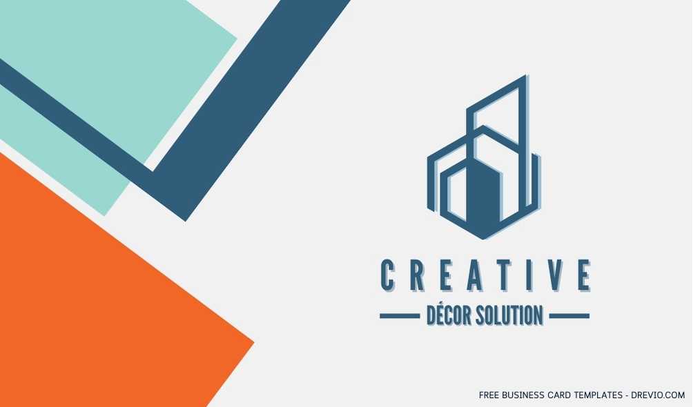 FREE Creative Geometric Business Card Template