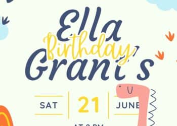 FREE Science Lab Birthday Invitations