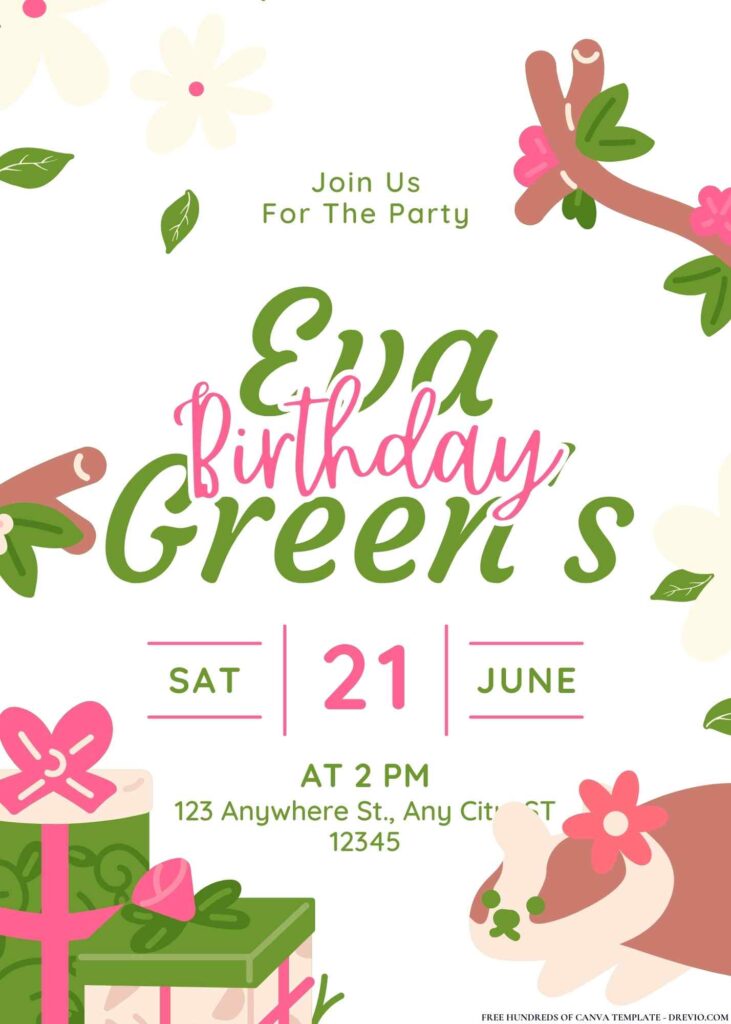 FREE Fairy Garden Party Birthday Invitations