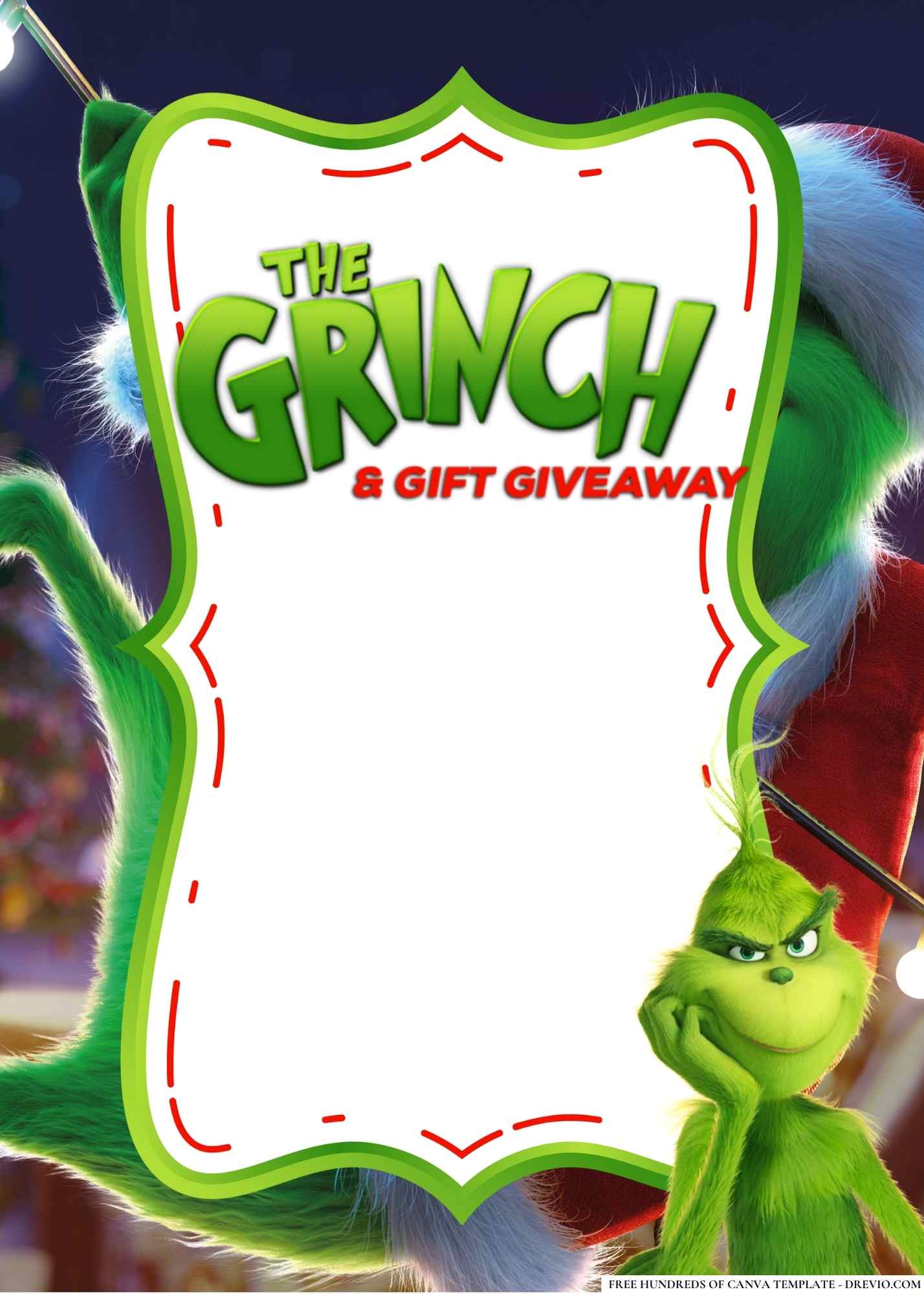 Host A Memorable Grinch-Themed Birthday Bash With FREE Invitations ...