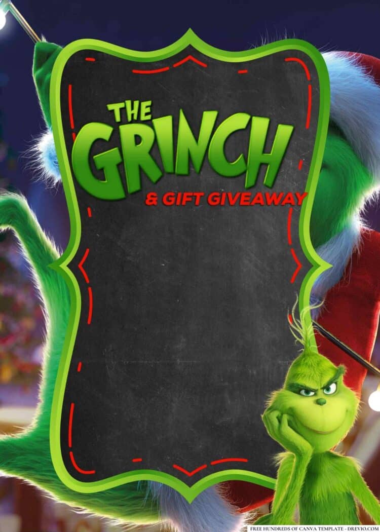 FREE-Grinch-Birthday-Canva-Templates (12) | Download Hundreds FREE ...