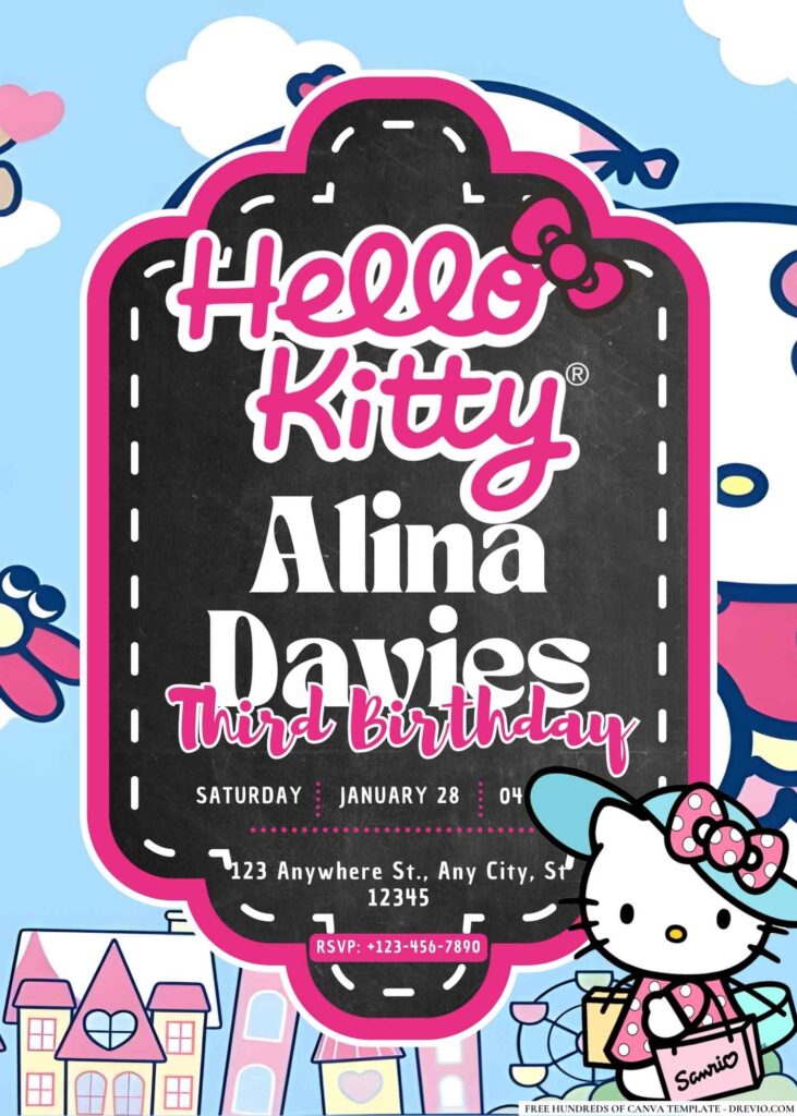 FREE Hello Kitty Invitations