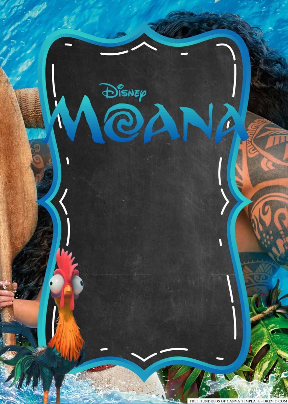 Tips To Host A Unforgettable Moana Birthday Bash With FREE Invitations ...