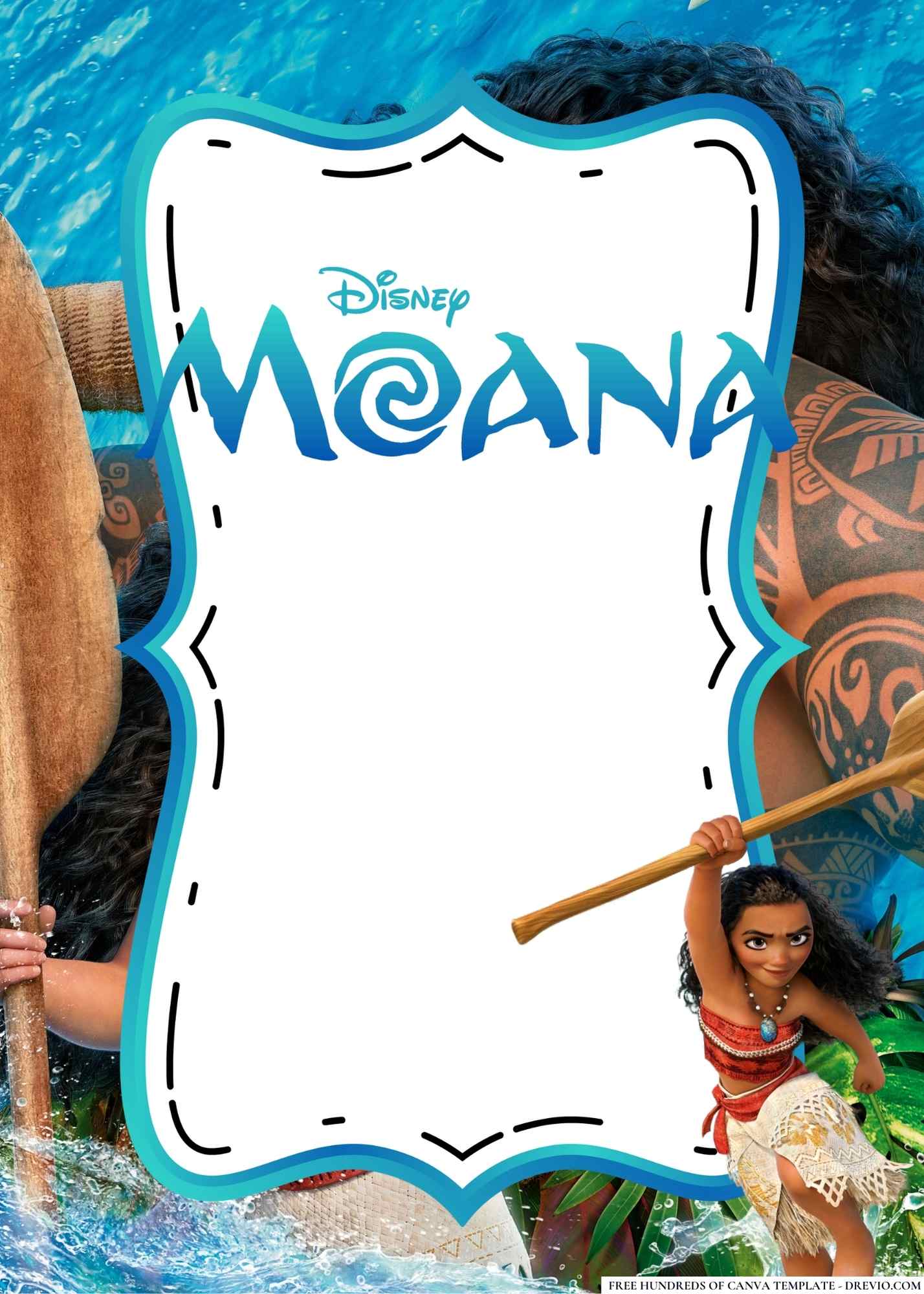 Tips To Host A Unforgettable Moana Birthday Bash With FREE Invitations ...