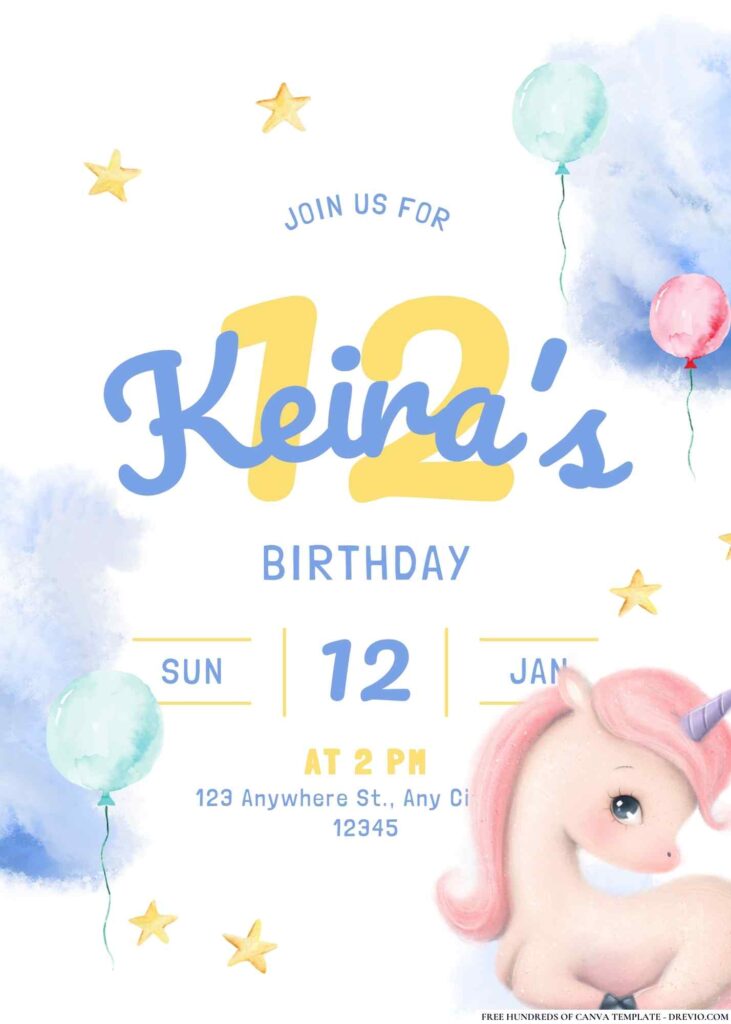FREE My Little Pony Birthday Invitations