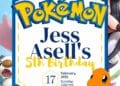 FREE Pokemon Birthday Invitations