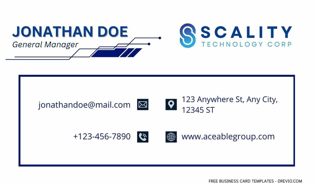 FREE Professional Corporate Business Card Template