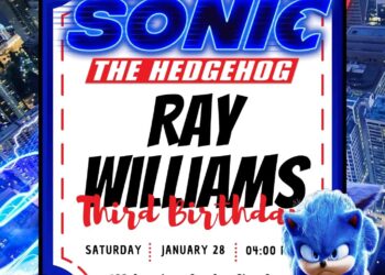 FREE Sonic Birthday Invitations