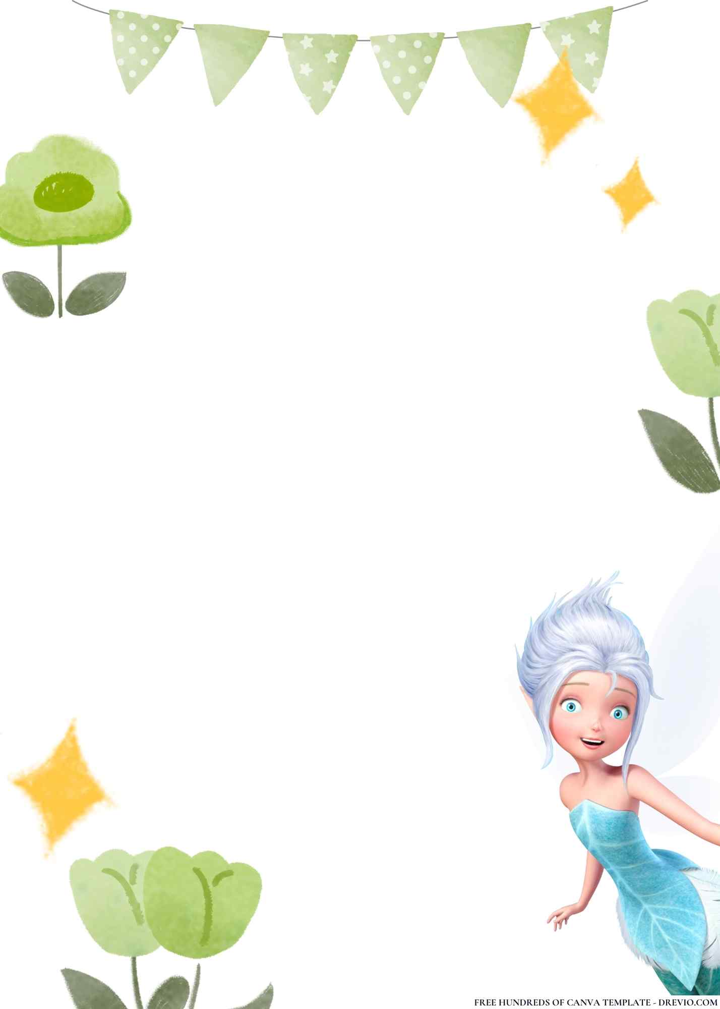 FREE-Tinkerbell And Friends-Birthday-Canva-Templates (6) | Download ...