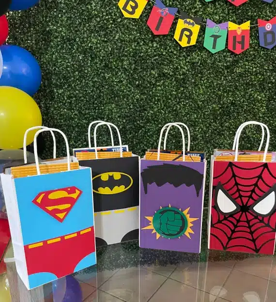 Legion of Superheroes Birthday Favors