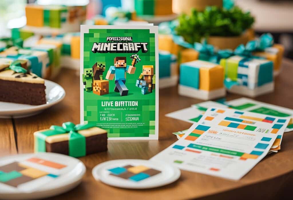 Minecraft Birthday Invitation