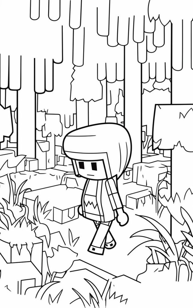 Minecraft Coloring Pages