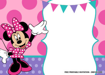 FREE Minnie Baby Shower Invitations