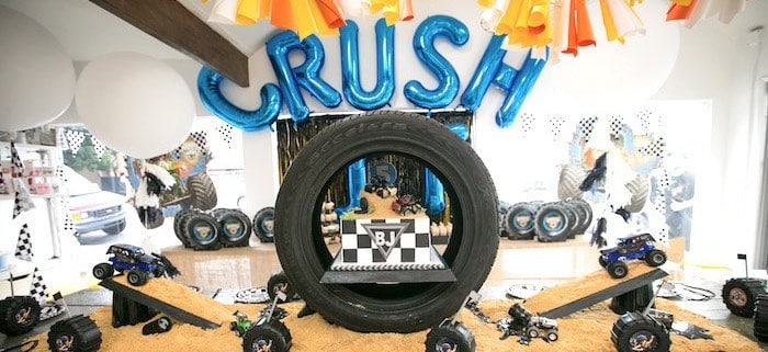 Monster Trucks Birthday Decor