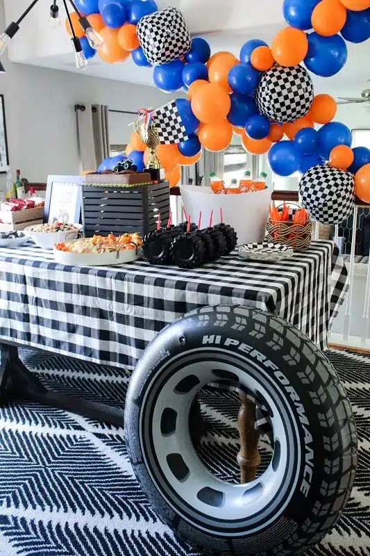 Monster Trucks Birthday Dessert Table