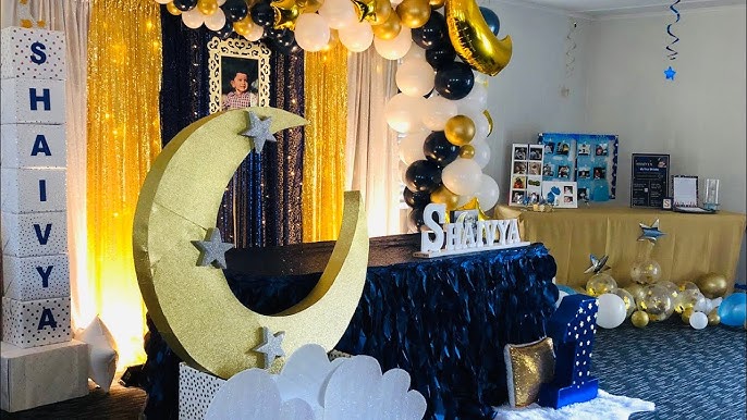 Moon and Stars Birthday Decorations