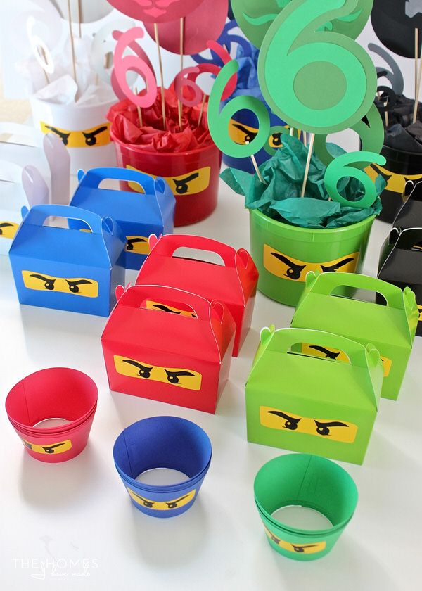 Ninjago Birthday Favor