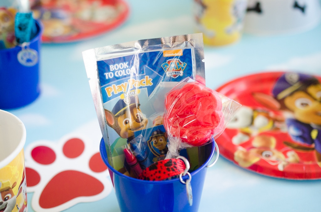 Paw Patrol Birthday Favors Ideas