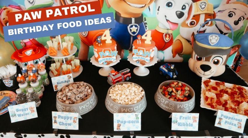 Paw Patrol Birthday Foods