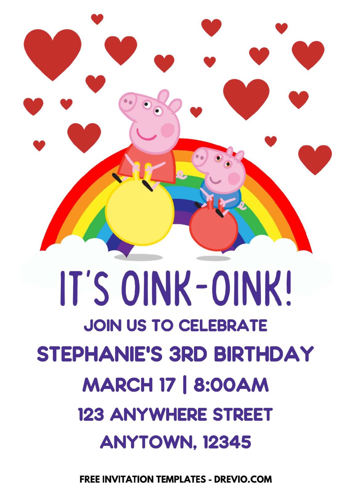 Creating A Lovely Peppa Pig Invitations: Fun Parties D