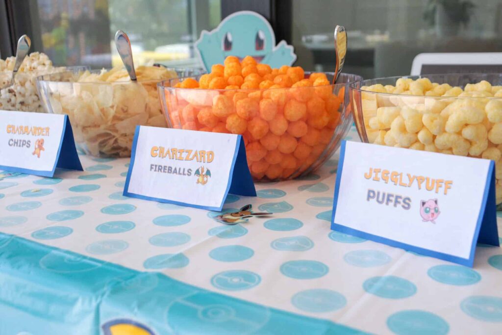 Pokemon Birthday Foods