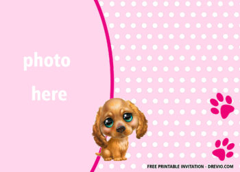 FREE Editable Puppy Dog Birthday Invitations