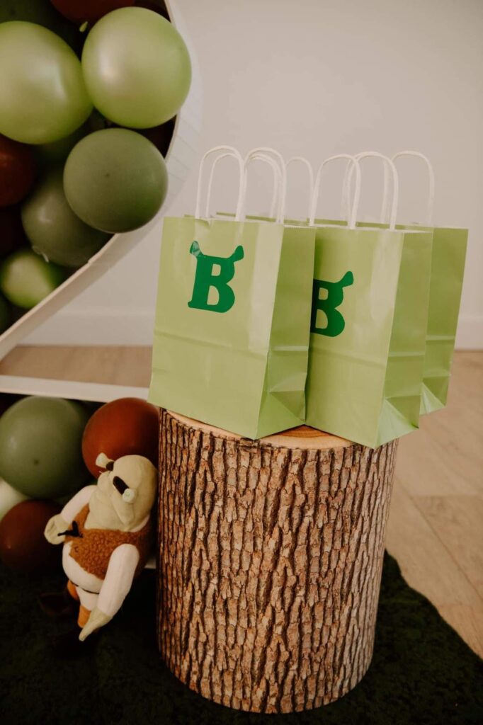 Shrek Birthday Favors