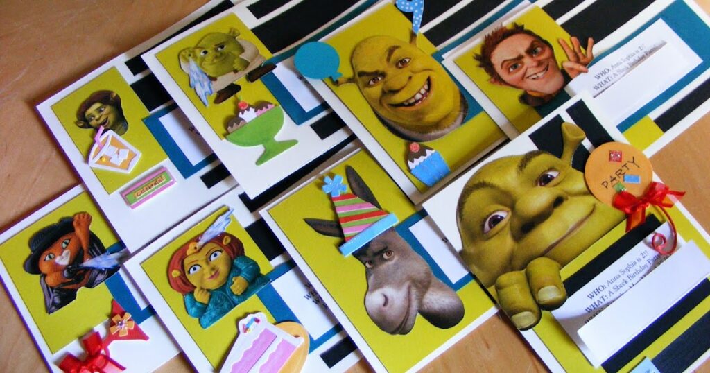 Shrek Birthday Invitations