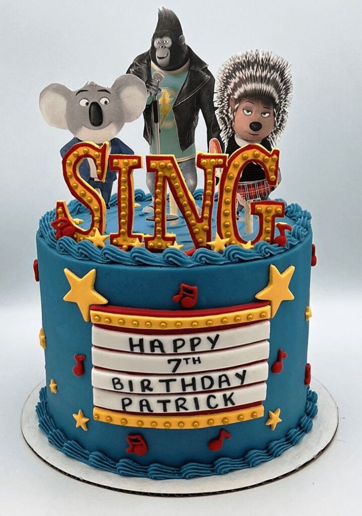 Sing Birthday Party Cakes