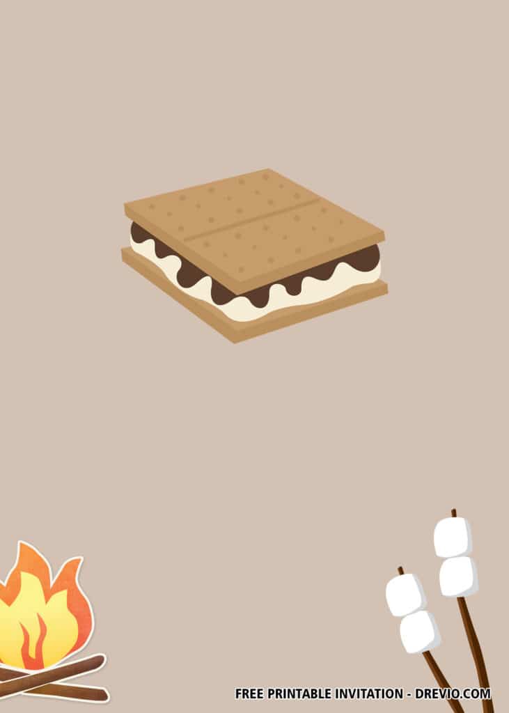 FREE Smore Birthday Invitations