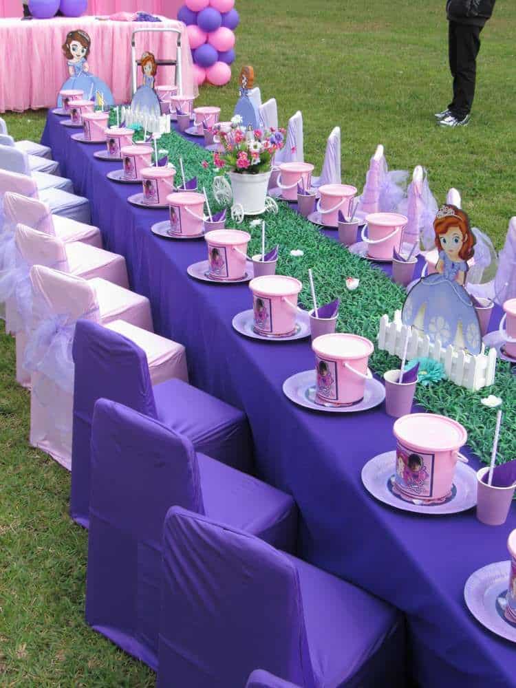 Sofia the First Table Setting