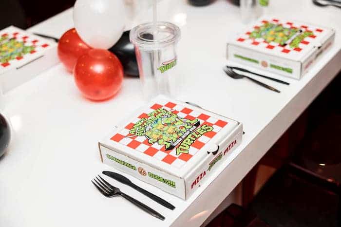 TMNT Birthday Table Setting