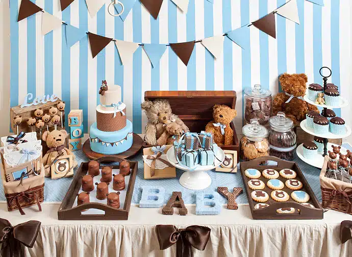 Teddy Bear Baby Shower Party Sweet Treats