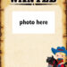 FREE Wanted Poster Birthday Invitations