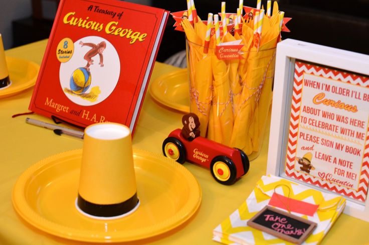 curious george table decor