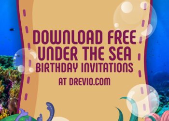 FREE Editable Under the Sea Birthday Invitations