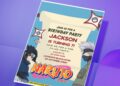 (Easily Edit PDF Invitation) Epic Naruto Ninja Birthday Invitation