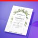(Easily Edit PDF Invitation) Enchanting Floral And Greenery Arch Wedding Invitation H