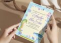 (Easily Edit PDF Invitation) Watercolor Under The Sea Birthday Invitation