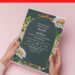 (Easily Edit PDF Invitation) Gorgeous Daisy Floral Wedding Invitation