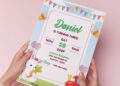 (Easily Edit PDF Invitation) Some Bunny Birthday Invitation B