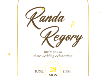 Rose Yellow Watercolor Wedding Invitations